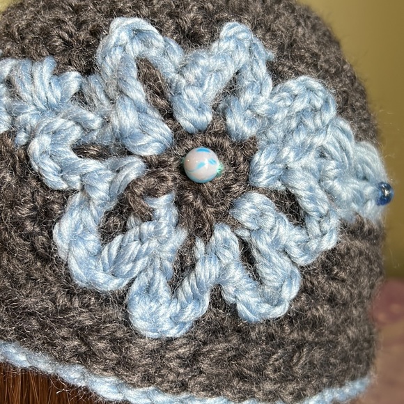 2 for $23.00 set crochet beanie medium acrylic blend new - Picture 6 of 6